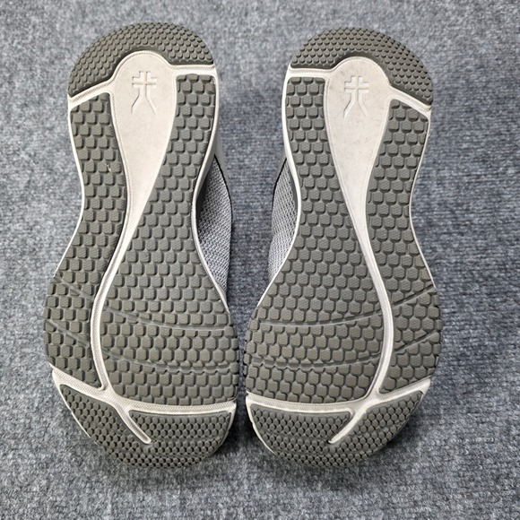 Kuru Mens 8 Wide Grey Walking Athletic Shoes KuruCloud Comfort Quantum 2.0 EUC - Picture 7 of 8